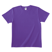パープル TRUSS 5.0oz ベーシックスタイル Tシャツ