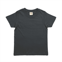 ブラック TRUSS 5.3oz オーガニックコットンTシャツ（キッズ）