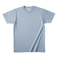 ブルー TRUSS 5.3oz オーガニックコットンTシャツ