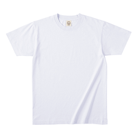 ホワイト TRUSS 5.3oz オーガニックコットンTシャツ