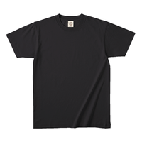 ブラック TRUSS 5.3oz オーガニックコットンTシャツ