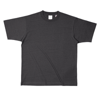 ブラック TRUSS 8.1oz USAコットンTシャツ