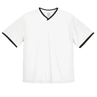 ホワイト United Athle 4.1oz ドライアスレチック ルーズフィット ラインリブTシャツ