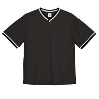 ブラック United Athle 4.1oz ドライアスレチック ルーズフィット ラインリブTシャツ