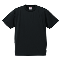 ブラック United Athle 4.1oz ドライアスレチックTシャツ