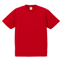 レッド United Athle 4.1oz ドライアスレチックTシャツ