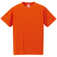 オレンジ United Athle 4.7oz ドライシルキータッチTシャツ インクジェット加工