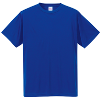 ブルー United Athle 4.7oz ドライシルキータッチTシャツ インクジェット加工