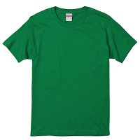 グリーン United Athle 5.0oz レギュラーフィットTシャツ