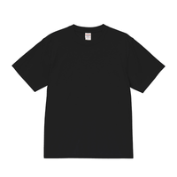 ブラック United Athle 5.6oz C/NドライクールタッチTシャツ