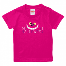 笑うネコのイラストがかわいいベビーTシャツをオリジナルでプリント　ハロウィンのテンプレート　United Athle 5.6oz Tシャツ(ベビー)の無料デザインテンプレート