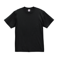 ブラック United Athle 6.0oz オーセンティックオープンエンドヘヴィーウエイトTシャツ