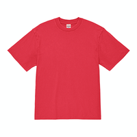 レッド United Athle 6.2oz オープンエンド フェードウォッシュ Tシャツ