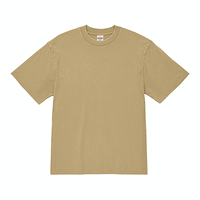 ベージュ United Athle 6.2oz オープンエンド フェードウォッシュ Tシャツ