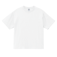 ホワイト United Athle 6.5oz ファインジャージーボックスシルエットTシャツ