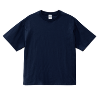 ブルー United Athle 6.5oz ファインジャージーボックスシルエットTシャツ