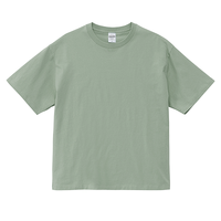 グリーン United Athle 6.5oz ファインジャージーボックスシルエットTシャツ