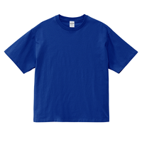 ブルー United Athle 6.5oz ファインジャージーボックスシルエットTシャツ
