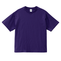 パープル United Athle 6.5oz ファインジャージーボックスシルエットTシャツ
