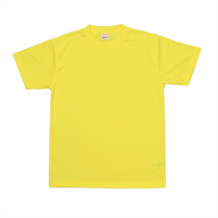 イエロー wundou 3.9oz ドライライトTシャツ