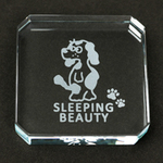 サンドブラスト ペーパーウエイト（スクエア）