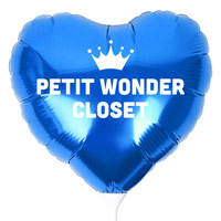 ハート型フィルム風船 25cm（100個セット）