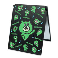 全面印刷 マットスクエアミラー(M)ブラック