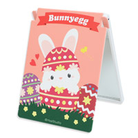 全面印刷 マットスクエアミラー(S)ホワイト