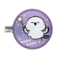 円形 前髪クリップ（クリア） 全面印刷可能！跡が付きにくい丸型ヘアクリップ をオリジナルに  物販品・販促品などキャラクターや写真プリントした自作ヘアピンを1点から