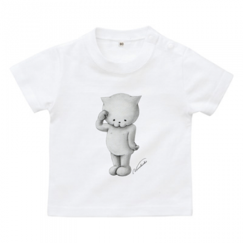 猫イラストが童話のようなオリジナルのベビーtシャツ オリジナルプリント Jp お客様プリント作品集