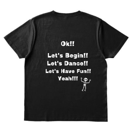 キッズダンススクールのオリジナルTシャツ