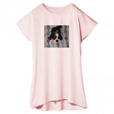 愛犬写真TシャツのオリジナルワンピースTシャツ