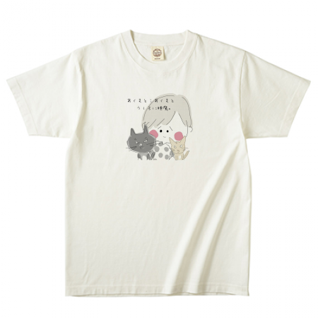 イラストコットンTシャツ