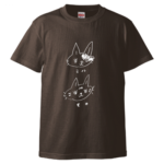 シンプル猫イラストのオリジナルTシャツ