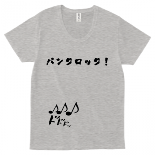 日本語プリントのパンクロックTシャツ