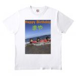 海水浴の写真をプリント！誕生日記念のTシャツ