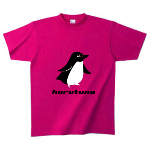 ペンギンイラストのオリジナルプリントTシャツ