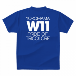 横浜のサッカーチームの応援団Tシャツ