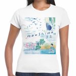 直島のイラストが美しいオリジナルTシャツ