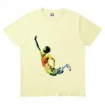 ジャンプ！躍動的なイラストのオリジナルTシャツ