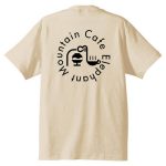 オリジナルロゴで作成したカフェのスタッフ用プリントTシャツ