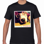 即日出荷で愛犬写真のプリントTシャツを作成！