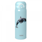 イルカの写真をプリントしてサーモスの水筒をカスタマイズ！