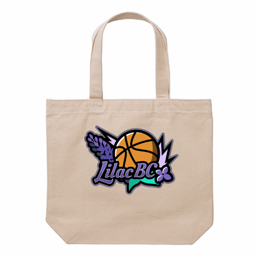 バスケチームのロゴをプリントしたオリジナルバッグ