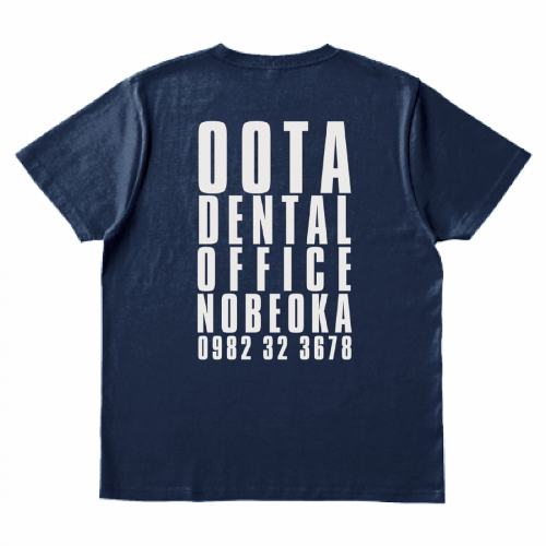 歯医者さんのスタッフ用にオリジナルTシャツを作成！
