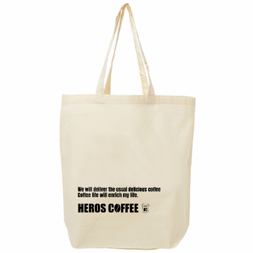 メッセージをプリントしてコーヒーショップでオリジナルのトートバッグを作成！