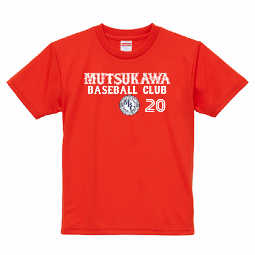チーム名をプリントして野球チームでオリジナルTシャツを作成！