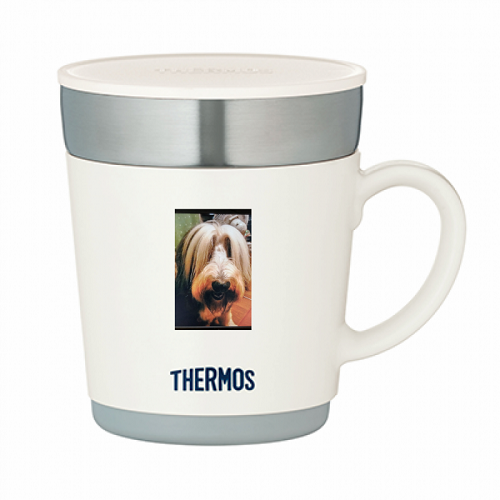 愛犬の写真プリントがかわいいサーモスのオリジナルマグカップ