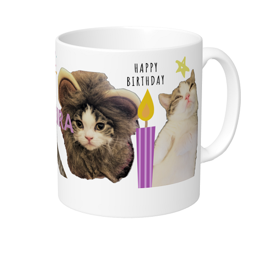 愛猫の写真がかわいいオリジナルマグカップ