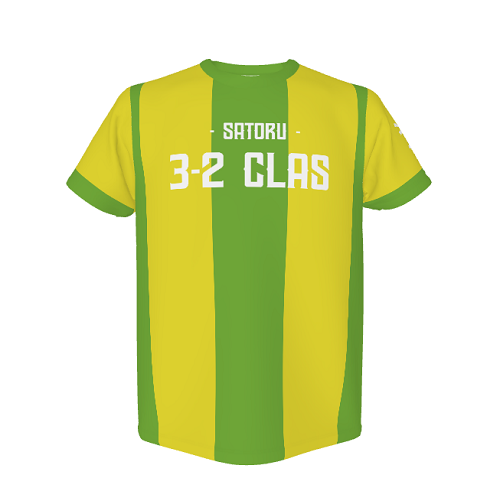 サッカーっぽいデザインがカッコいいクラスTシャツ